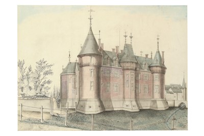 Lot 287 - BAUDON (FRENCH 19th CENTURY) Chateau de Nançay...