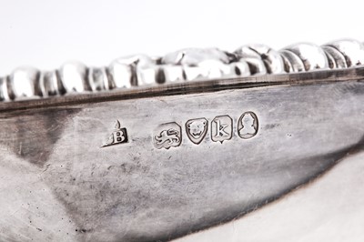 Lot 95 - A George IV sterling silver entrée dish base,...