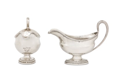 Lot 8 - A pair of George III sterling silver...