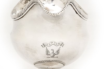 Lot 8 - A pair of George III sterling silver...