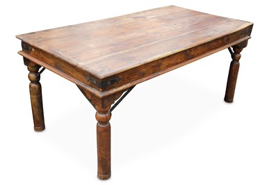 Lot 488 - An Indian export dining table and another X...