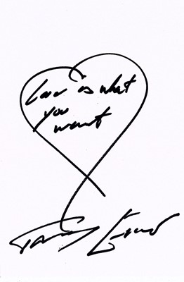 Lot 10 - Emin (Tracey) Love is What You Want, drawing...