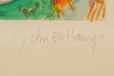 Lot 268 - JOHN BELLANY, R.A. (1942-2013) Bass Rock Idyll...