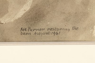 Lot 27 - REGINALD BRILL (1902-1974) Mr Turner restoring...