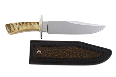 Lot 110 - Modern Bowie Knife by maker Steve Voorhis,...