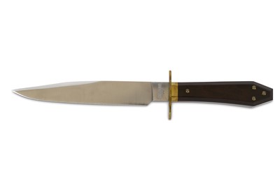 Lot 117 - A modern coffin-handled Bowie knife in the mid-...