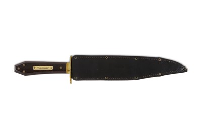 Lot 117 - A modern coffin-handled Bowie knife in the mid-...