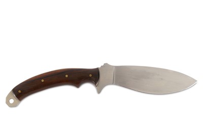 Lot 122 - A skinning or hunting knife by Barton Knives...