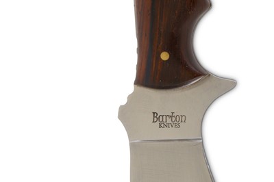 Lot 122 - A skinning or hunting knife by Barton Knives...