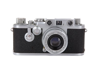 Lot 27 - Leica IIIf Red Dial Rangefinder Camera Serial...