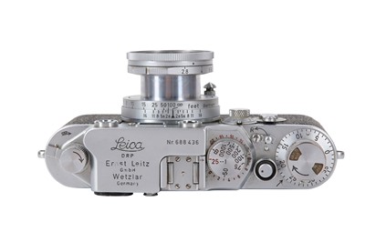 Lot 27 - Leica IIIf Red Dial Rangefinder Camera Serial...