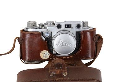 Lot 27 - Leica IIIf Red Dial Rangefinder Camera Serial...