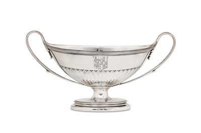 Lot 31 - A pair of George III sterling silver twin...