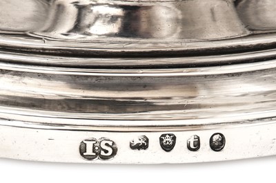 Lot 31 - A pair of George III sterling silver twin...