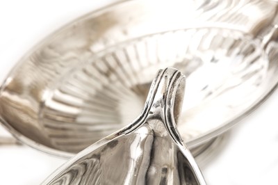 Lot 31 - A pair of George III sterling silver twin...