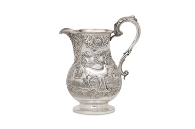 Lot 131 - A George IV sterling silver beer jug, London...