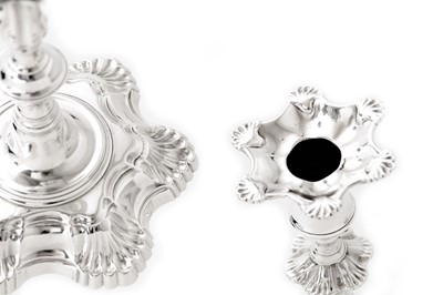Lot 97 - A pair of George II sterling silver...
