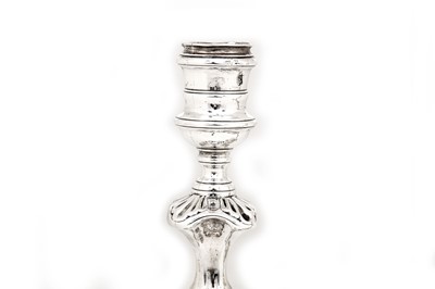 Lot 52 - A pair of George II sterling silver...