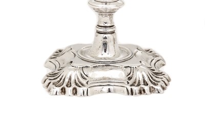 Lot 52 - A pair of George II sterling silver...
