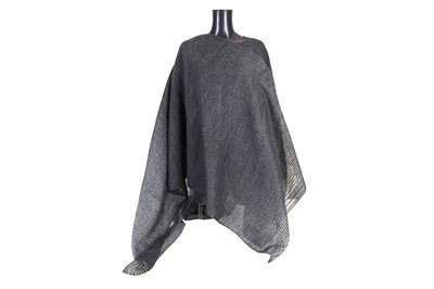 Lot 29 - Celine Grey Ombre Effect Shawl, wool and...