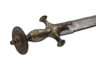 Lot 16 - A high status Indian tulwar (sword) with gold...