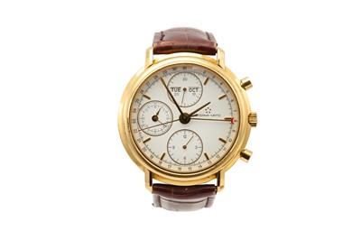 Lot 4 - ETERNA. A MENS 18K YELLOW GOLD AUTOMATIC...