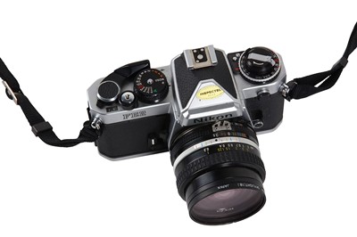 Lot 52 - A Nikon FE2 SLR Camera Outfit Serial No:...