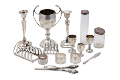 Lot 5 - A mixed group of sterling silver including a...