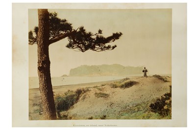 Lot 152 - A Japanese Hand Coloured Photograph Album...