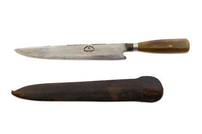 Lot 93 - A Gaucho type knife from Uruguay, the blade of...