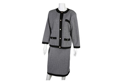 Lot 38 - Mary Quant Monochrome Houndstooth Skirt Suit,...