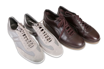 Lot 55 - Two Pairs of Men's Designer Trainers, to...