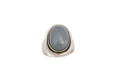 Lot 249 - A hematite ring, by Harald Nielsen for Georg...