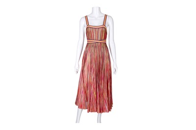 Lot 61 - Missoni Orange and Pink Summer Dress, long...