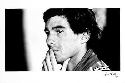 Lot 215 - Chris Smith (b.1937) AYRTON SENNA,...