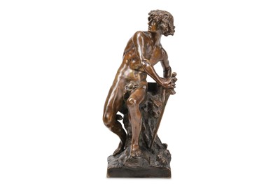 Lot 154 - HENRI-HONORE PLE (FRENCH, 1853-1922): A BRONZE...