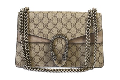 Lot 73 - Gucci Dionysus Small GG Shoulder Bag, coated...