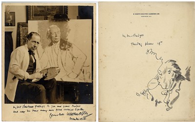 Lot 26 - Orpen (William) Autograph letter to Mr. Walter...