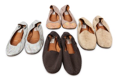 Lot 317 - Yohji Yamamoto and Adidas Y-3 Zebra Platforms,...