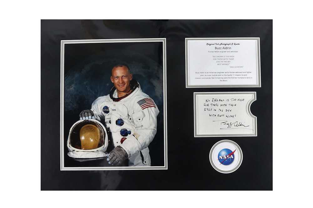 Lot 184 - Aldrin (Buzz) Autograph quotation signed...