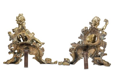 Lot 107 - A PAIR OF 19TH CENTURY FRENCH ROCOCO STYLE...