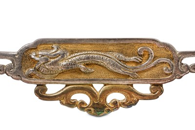 Lot 93 - A LATE 19TH CENTURY FRENCH GILT AND SILVERED...