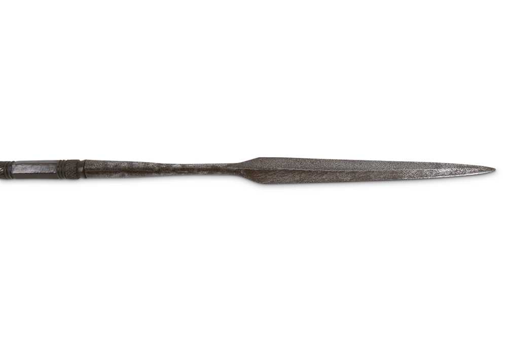 Lot 51 - An African ceremonial double-ended spear, with...