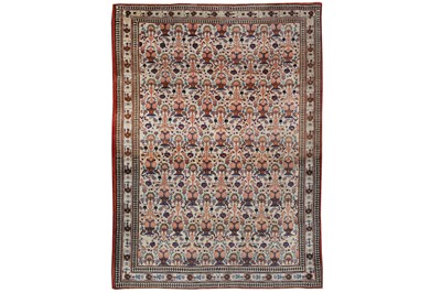 Lot 19 - A FINE VERAMIN RUG OF ZILI SULTAN DESIGN,...