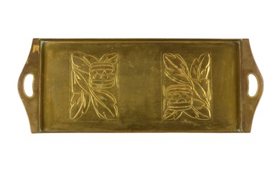 Lot 167 - Glasgow School, an Arts and Crafts, a brass...