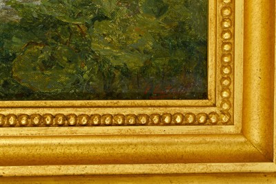 Lot 110 - ENGLISH SCHOOL (19th CENTURY) Watermill in a...