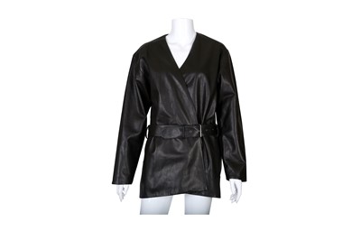 Lot 70 - Rachel Comey Black Leather Jacket, c. 2017,...