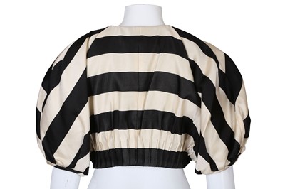 Lot 72 - Giorgio Armani Couture Black and White Silk...