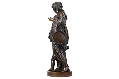 Lot 163 - A LARGE 19TH CENTURY FRENCH BRONZE FIGURE OF A...