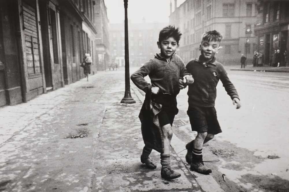 Lot 169 - Bert Hardy 1913-1995 GORBAL BOYS, 1948, silver...